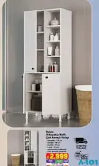 SELEN 3 KAPAKLI/RAFLI ÇOK AMAÇLI DOLAP